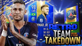 RETRO FIFA 19 TOTS NEYMAR TEAM TAKEDOWN!!!