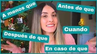 Subjuntivo con Cuando, Antes de que, Con tal de que | Spanish Subjunctive [Part 1]