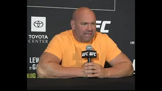 Dana White: Cyril Gane moves and fight like a middle weight.