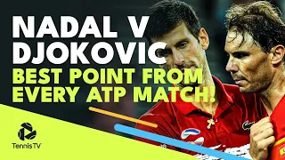 Rafael Nadal vs Novak Djokovic: Best Point From EVERY ATP Match They've Played!