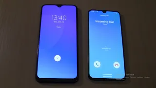 Samsung Galaxy A40+a30s  Over the Horizon incoming Call+Ringing alarms at the same time