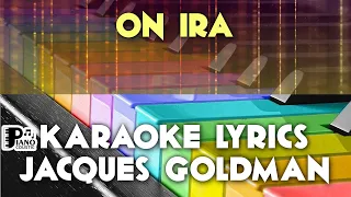 ON IRA JACQUES GOLDMAN KARAOKE LYRICS VERSION PSR S975