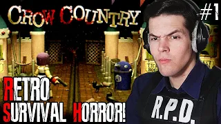 THIS RETRO SURVIVAL HORROR GAME IS AMAZING! - Crow Country Full Gameplay Playthrough PART 1