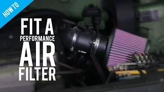 How to fit a performance air filter #garage #automotive #diy