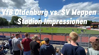 VfB Oldenburg vs. SV Meppen 1:1 | DERBYTIME IN DER 3.LIGA👀 | Stadion Impressionen #5