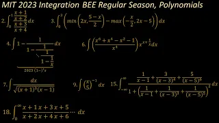 MIT 2023 Integration BEE Regular Season, Polynomials