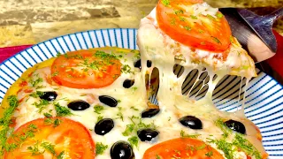 Healthiest Pizza in the World - Homemade Recipe without flour and oven