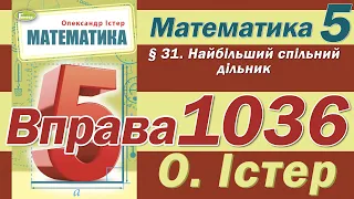 Істер Вправа 1036. Математика 5 клас