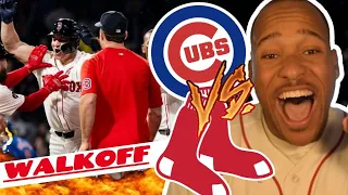 TYLER O'NEILL WALKS IT OFF || CUBS VS RED SOX GAME 3 FAN REACTION