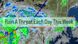 Rain A Threat Each Day This Week