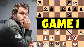 Nepomniachtchi vs Carlsen | Game 1 - 2021 FIDE World Chess Championship