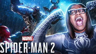 Spider-Man 2 Epic Ending: Spider-Men Take On Venom! - Gameplay Reactions! | Kaylalash