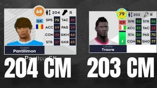 TALLEST PLAYERS IN DLS 22! | DREAM LEAGUE SOCCER 22