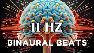 Focus: 11Hz Alpha Wave Binaural Beats, Pure Frequency - Ideal for Focus / Creativity / Relaxation