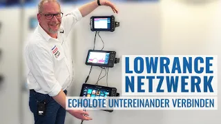 Lowrance Echolote untereinander verbinden | Echolotzentrum.de