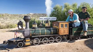 Mesa Grande Western Live Steam Train - Fast POV ride!