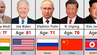 World Leaders From Oldest To The Youngest Comparison