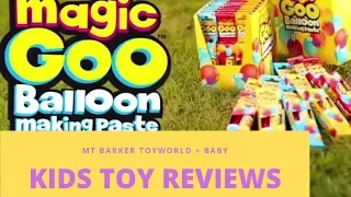 MAGIC GOO Balloon making paste KIDS TOY REVIES with Ava