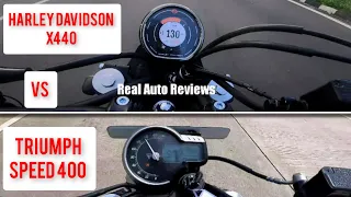 Triumph Speed 400 vs Harley-Davidson X440 0-100 ACCELERATION TEST!