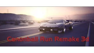 Canonball Run Intro 3D remake