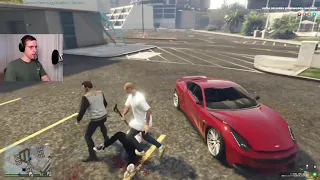 When You Accidentally Stab All Your Friends (GTA 5)