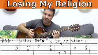 Fingerstyle Tutorial: Losing My Religion (REM) | Full Guitar Lesson with TABS