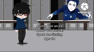 Sports anime react part 5{ Yuri on ice}