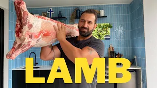 HOW TO MAKE A LAMB ON THE SPIT | The Real Greek Chef