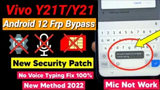 Vivo Y21t Frp Bypass Android 12 | Vivo Y21t Google Account Unlock | Vivo Y21t Frp Bypass Android 12,