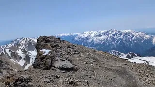 白馬岳　登山時頂上眺望１　令和６年５月１８日　#mountains