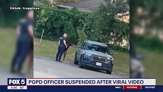 Prince George's County police officer suspended after viral video