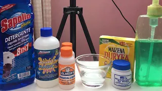 Receta fácil de SLIME sin pegamento! #shorts