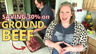 Easy Hack to Save 30-50% on Ground Beef! Grinding Meat at Home!