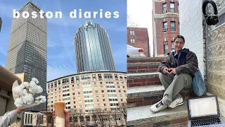 boston diaries: week in my life - train rides, newbury st., grocery shopping, hanging out :P