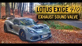 Loud sound Lotus Exige 410 valve open/close