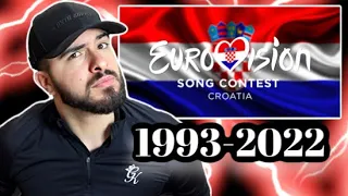 🇭🇷 ALL Croatia Eurovision Songs 1993-2022 *REACTION*