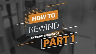 How to rewind an electric motor - Part 1