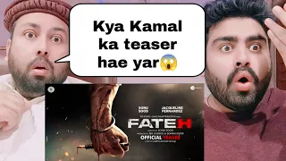 Pakistani Reaction On FATEH | Official Teaser | Sonu Sood | Jacqueline Fernandez | 2024