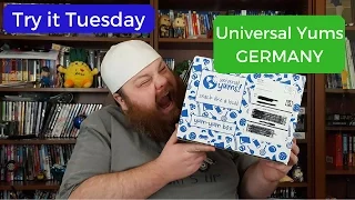 Try it Tuesday - Universal Yums Unboxing - December 2016 - Germany