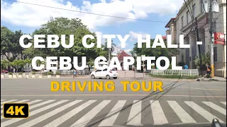 Cebu City Hall, Cebu Capitol, Colon, Magellan's Cross, Fuente, Osmeña blvd, Cebu 4K driving tour