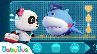 *NEW* Super Panda Rescues Police Shark | Super Rescue Team 8 | Baby Shark | Panda Cartoon | BabyBus