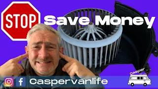 VW T5 - Squeaky Heater Fan Blower ? Watch This Before Buying A New One