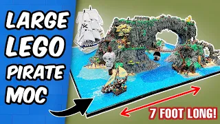 HUGE LEGO Pirates of the Caribbean MOC - Over 10000 Pieces