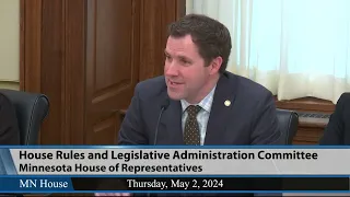 House Rules and Legislative Administration Committee 5/2/24