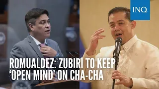 Zubiri to keep ‘open mind’ on Cha-cha, Romualdez says after talking with senator | INQToday