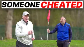 Cheating Golfer Caught On Camera !