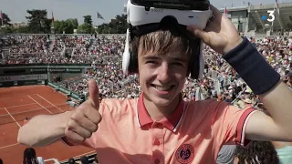 Roland-Garros - "Balles masquées" avec les ramasseurs de balles