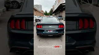 МОЩНЕЙШИЙ ВЫХЛОП для Ford Mustang 2.3🤯 #shorts #musclecar #ford #fordmustang #exhaust #tuning #gmc