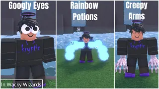 How To Make Googly Eyes, Rainbow Potions, Creepy Arms In Wacky Wizards