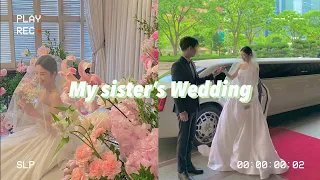 VLOGㅣ세상 아름다웠던 울언니 결혼식 👰🏻‍♀️ (롯데호텔 결혼식, 롯데호텔서울, 5월의 신부, 웨딩데이)